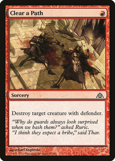 Clear a Path - Foil