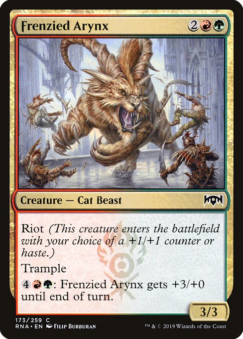 Frenzied Arynx - Foil