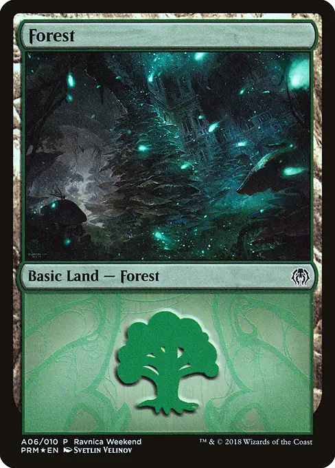 Forest - Foil - Ravnica Weekend Promo
