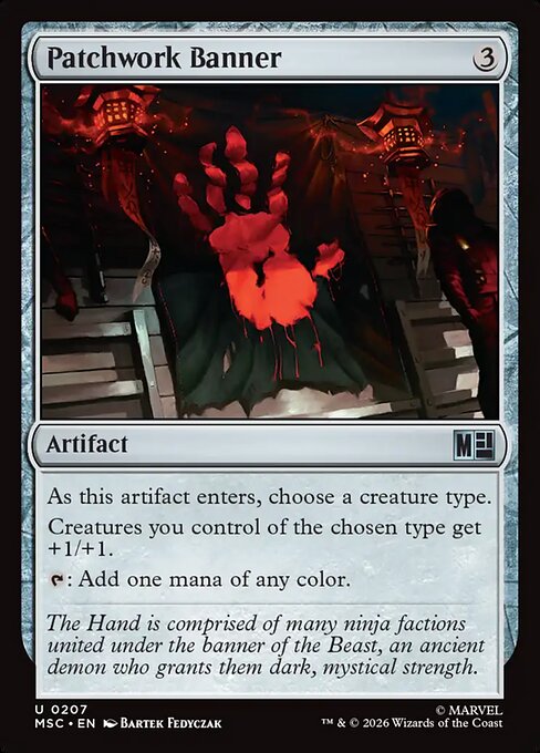 Patchwork Banner - Surge Foil
