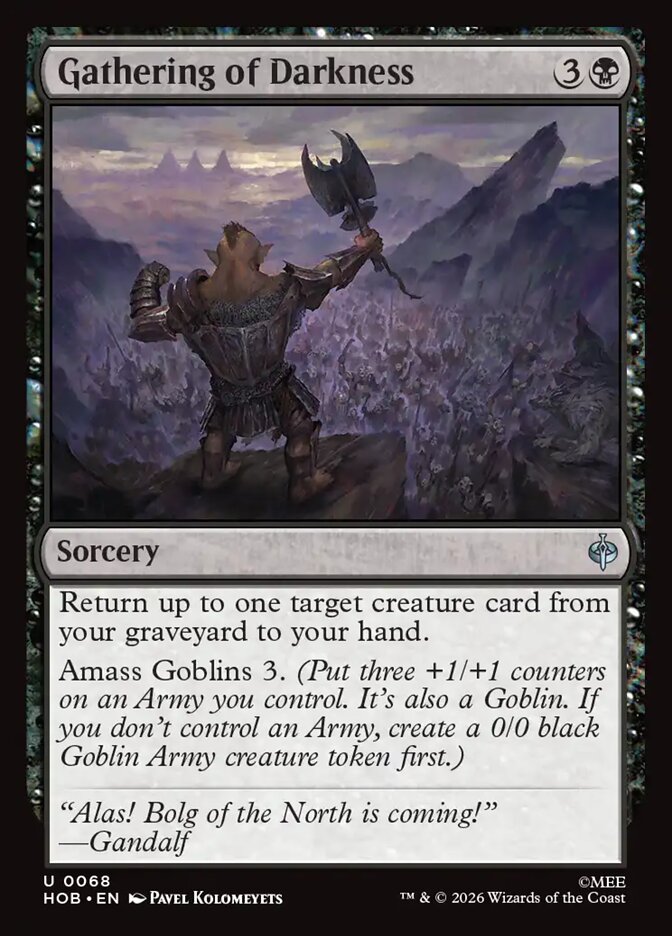 Gathering of Darkness - Foil