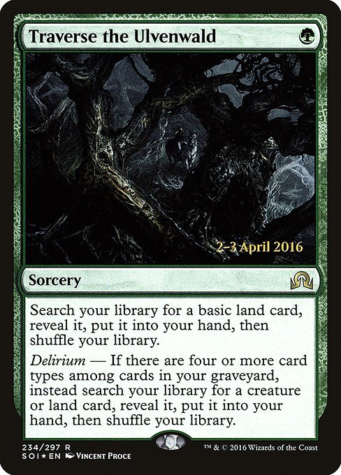 Traverse the Ulvenwald - Foil - Prerelease Promo