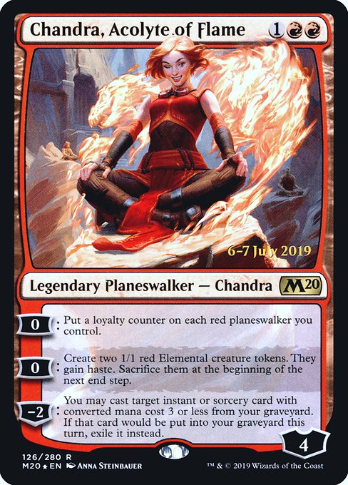 Chandra, Acolyte of Flame - Foil - Prerelease Promo