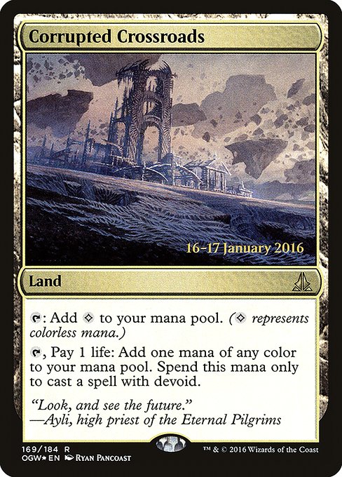 Corrupted Crossroads - Foil - Prerelease Promo