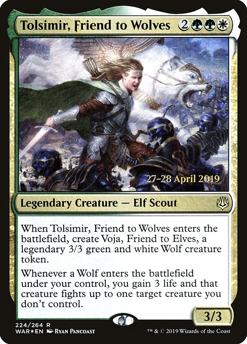 Tolsimir, Friend to Wolves - Foil - Prerelease Promo