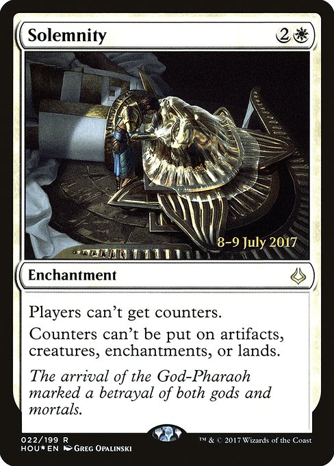 Solemnity - Foil - Prerelease Promo