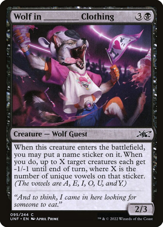 Wolf in ________ Clothing - Foil