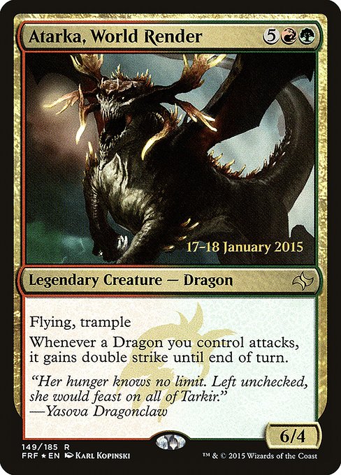 Atarka, World Render - Foil - Prerelease Promo