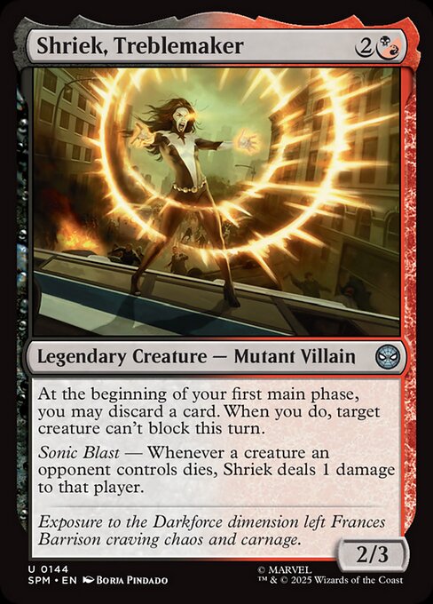 Shriek, Treblemaker - Foil