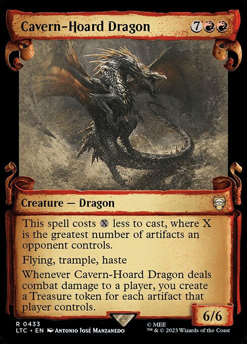Cavern-Hoard Dragon - Silver Foil