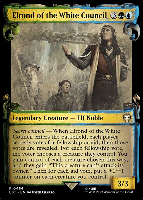 Elrond of the White Council - Silver Foil