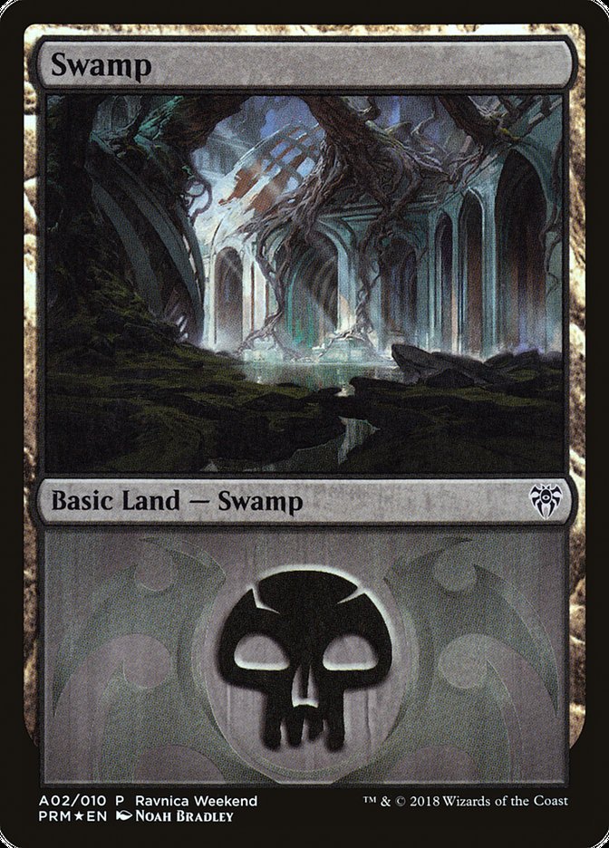 Swamp (A02) - Foil - Ravnica Weekend Promo