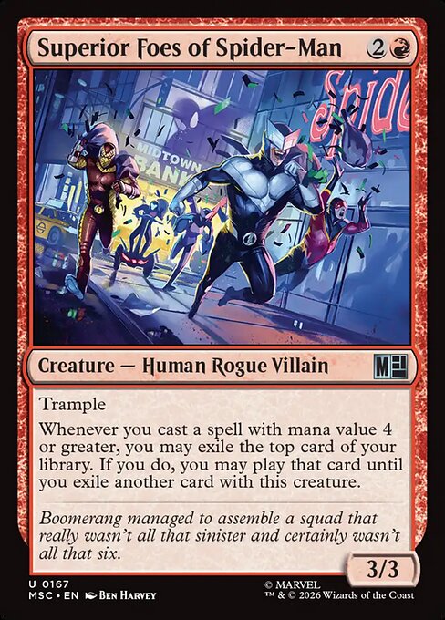 Superior Foes of Spider-Man - Surge Foil