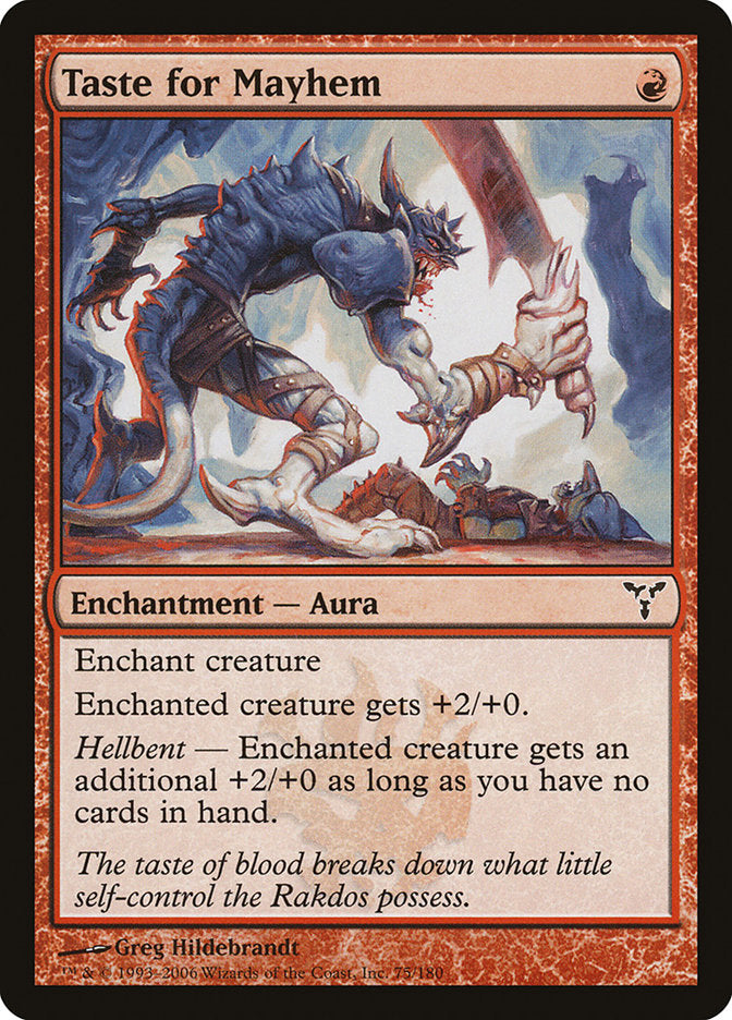 Taste for Mayhem - Foil