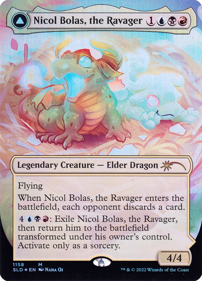 Nicol Bolas, the Ravager (1158) - Foil
