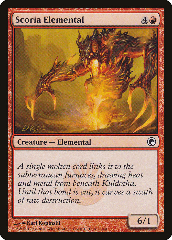 Scoria Elemental - Foil