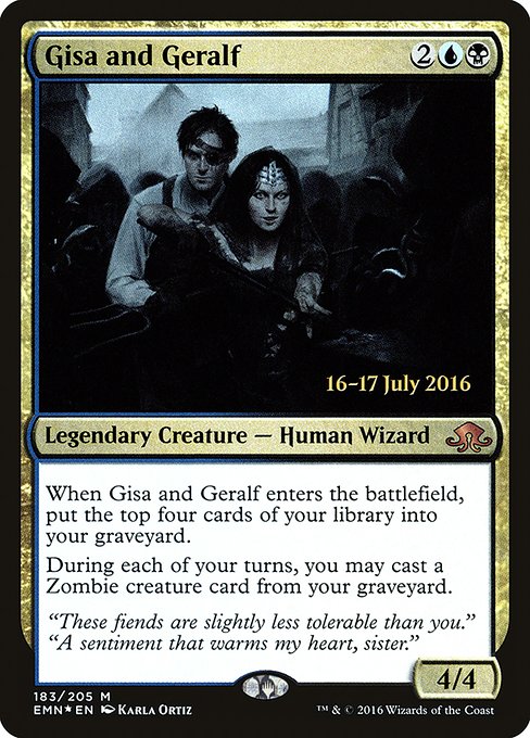 Gisa and Geralf - Foil - Prerelease Promo