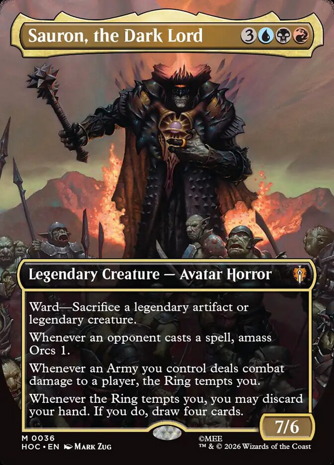 Sauron, the Dark Lord - Foil
