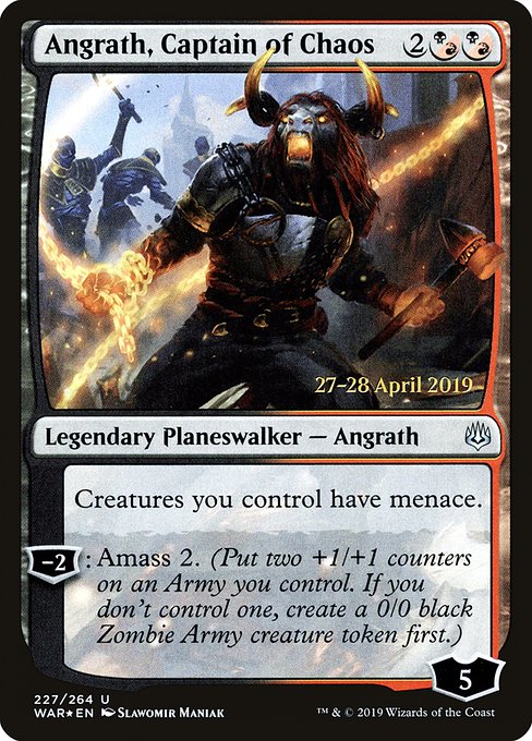 Angrath, Captain of Chaos - Foil - Prerelease Promo