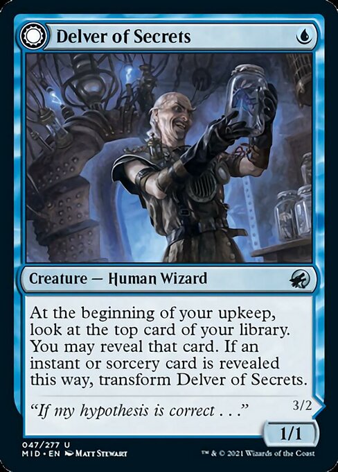 Delver of Secrets - Foil