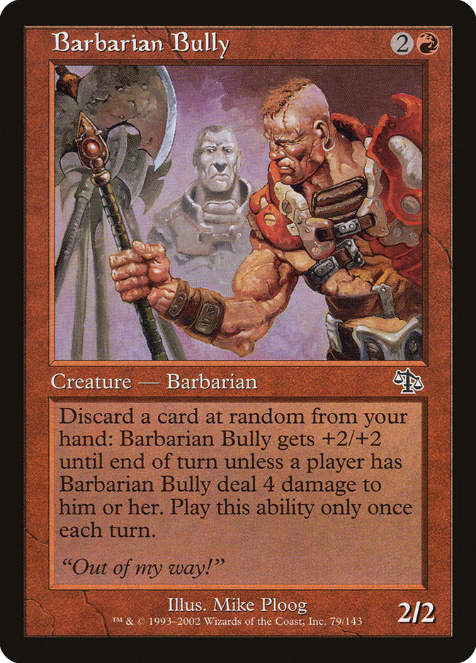 Barbarian Bully - Foil