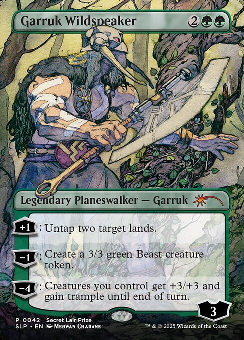 Garruk Wildspeaker - Secret Lair Prize