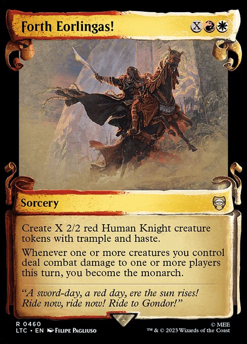 Forth Eorlingas! - Silver Foil