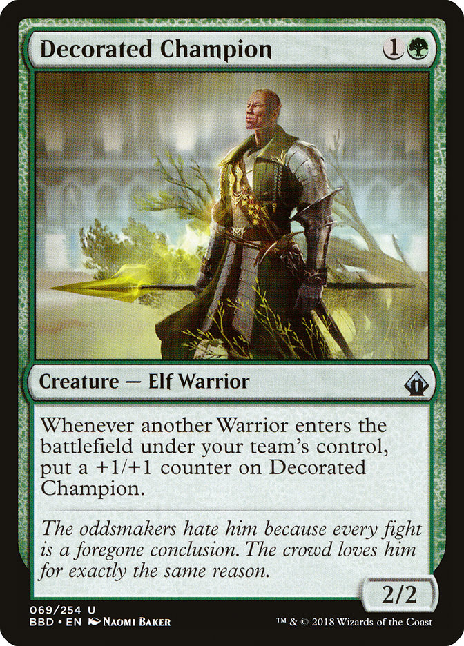 Decorated Champion - Foil