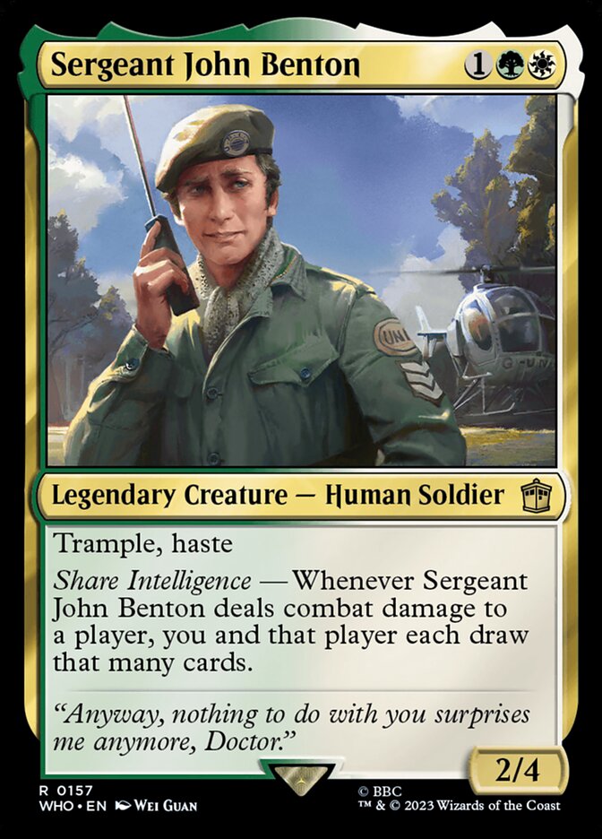 Sergeant John Benton - Foil