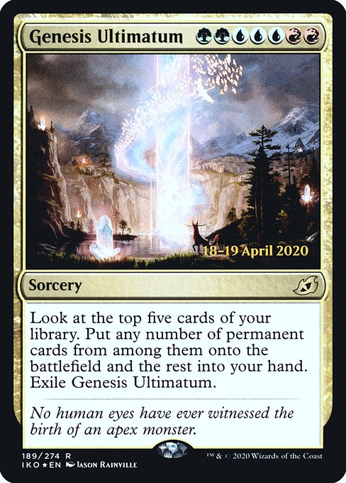 Genesis Ultimatum - Foil - Prerelease Promo