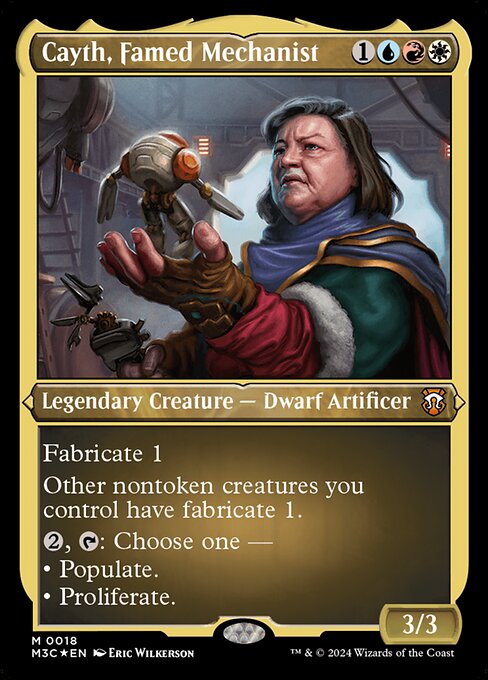 Cayth, Famed Mechanist - Foil-Etched