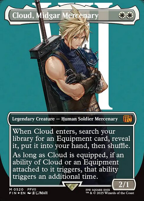 Cloud, Midgar Mercenary - Surge Foil