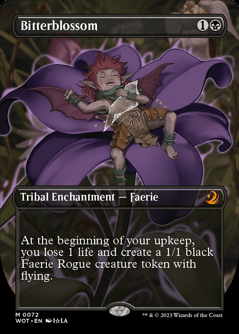 Bitterblossom - Anime Art Foil