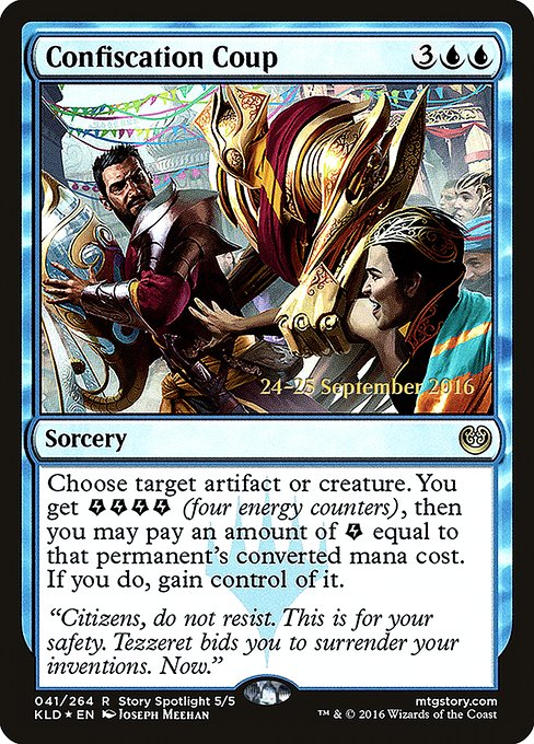 Confiscation Coup - Foil - Prerelease Promo