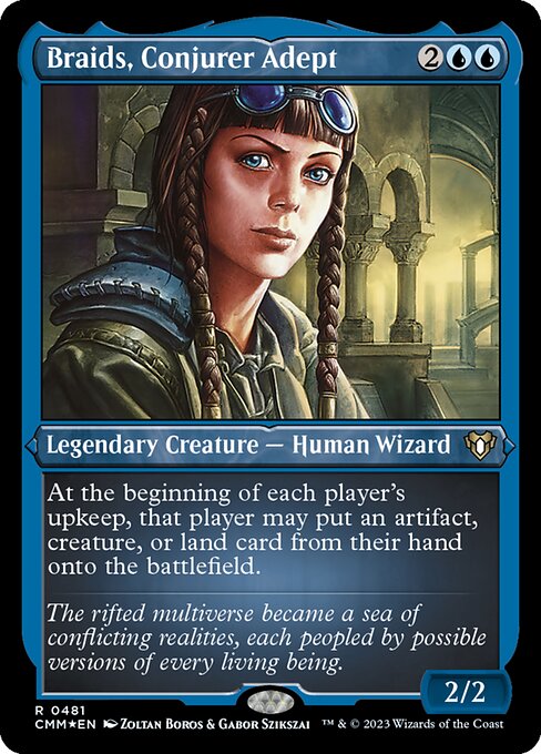 Braids, Conjurer Adept - Foil-Etched