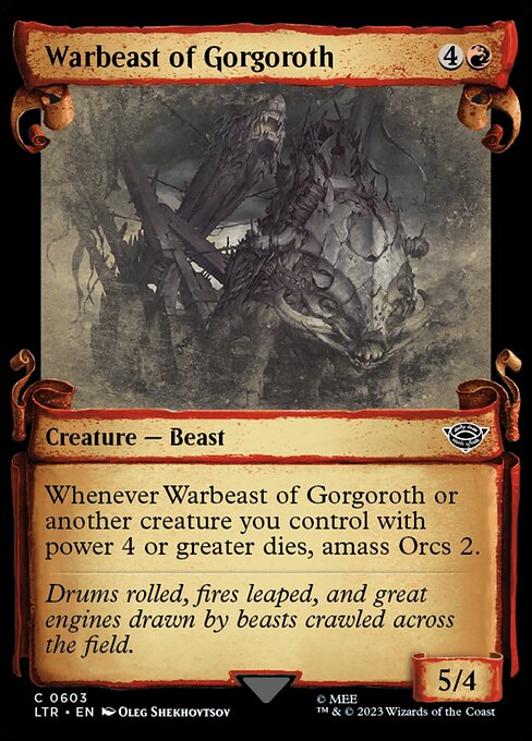 Warbeast of Gorgoroth - Silver Foil