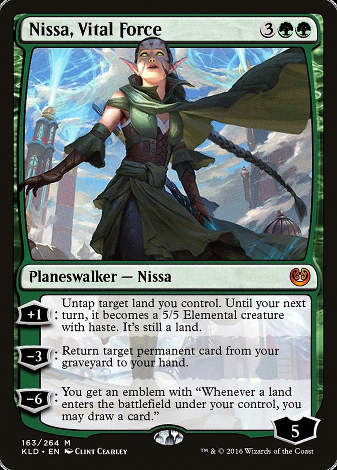 Nissa, Vital Force - Foil
