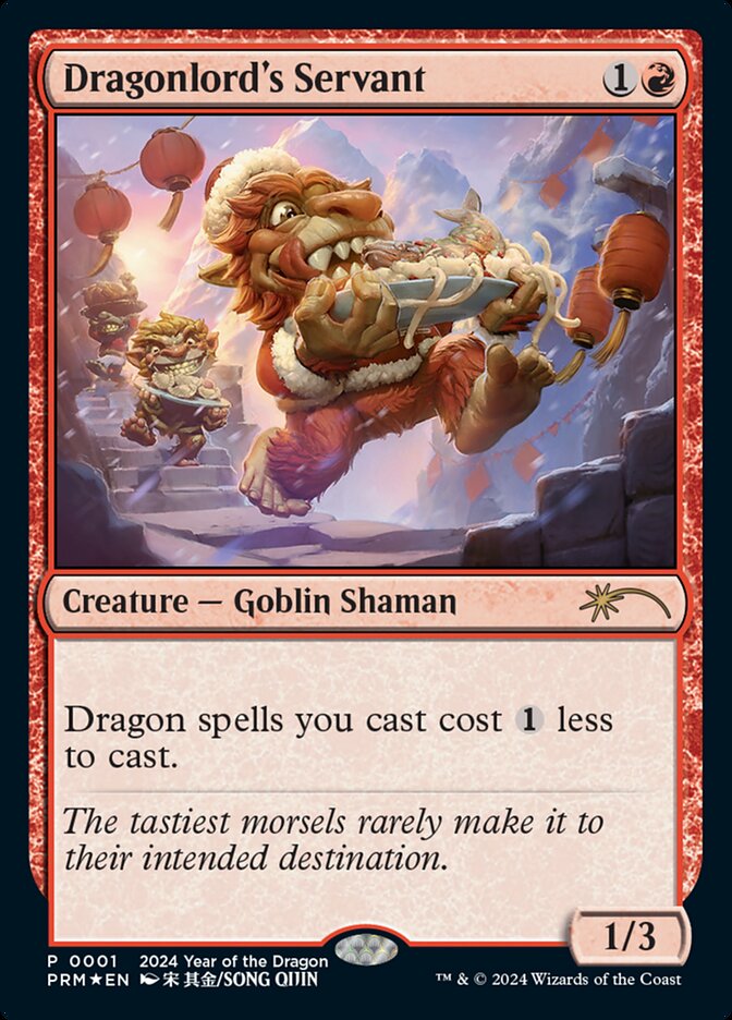 Dragonlord's Servant - Foil - Lunar New Year of the Dragon Promo