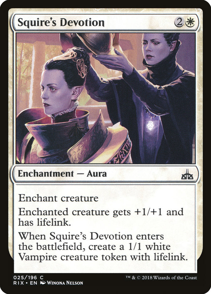 Squire's Devotion - Foil