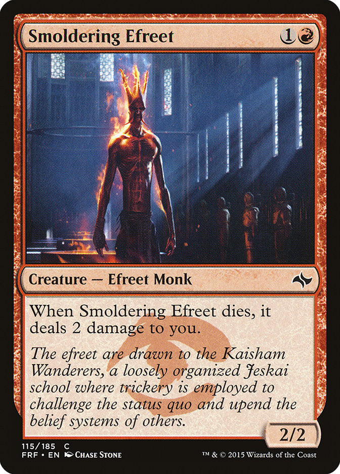 Smoldering Efreet - Foil