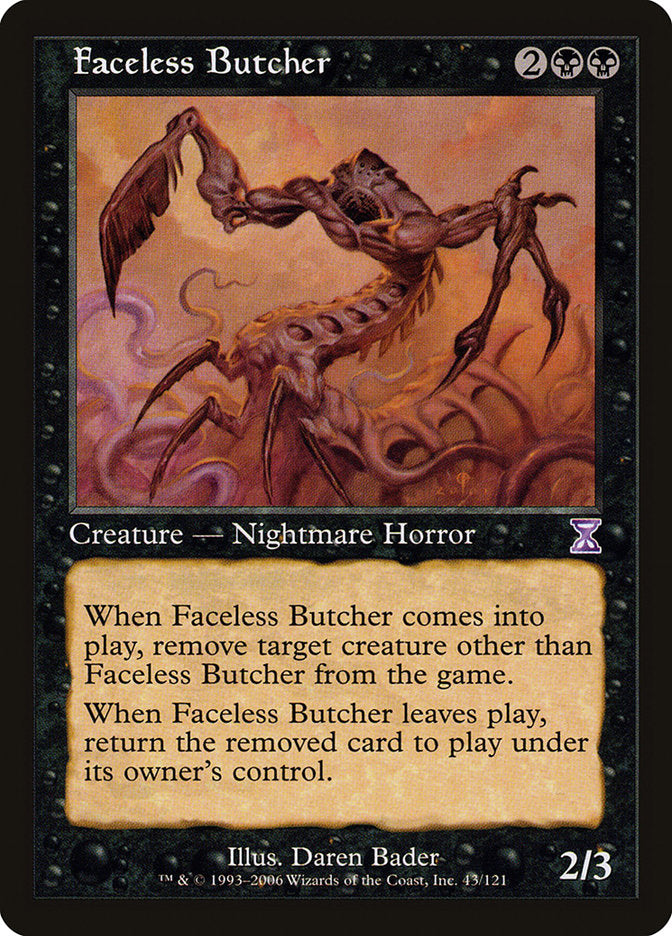 Faceless Butcher - Foil
