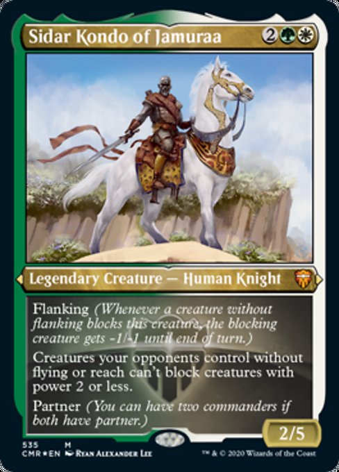 Sidar Kondo of Jamuraa - Foil-Etched