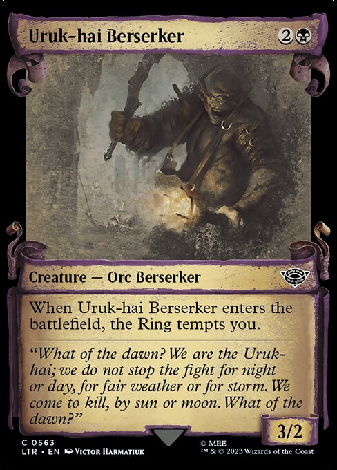 Uruk-hai Berserker - Silver Foil