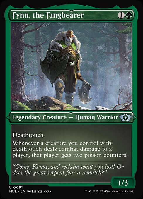 Fynn, the Fangbearer - Foil-Etched