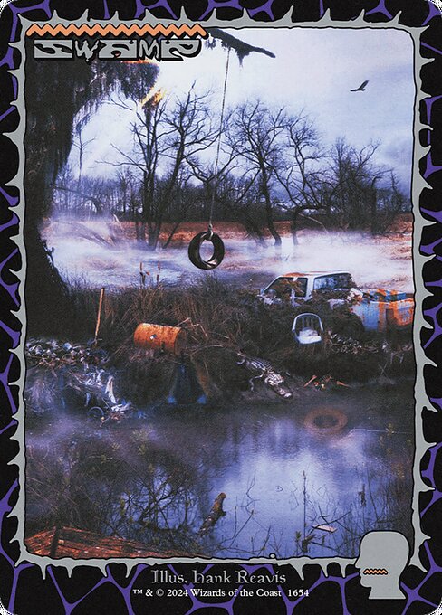 Swamp (1654) Full Art - Foil