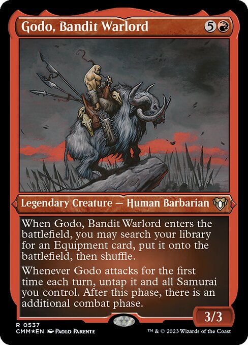 Godo, Bandit Warlord - Foil-Etched