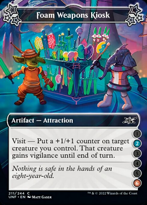 Foam Weapons Kiosk - Foil