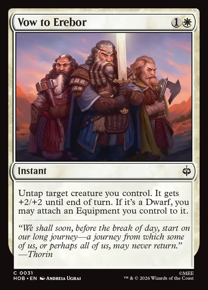Vow to Erebor - Foil