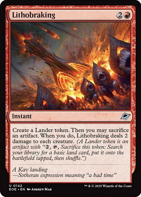 Lithobraking