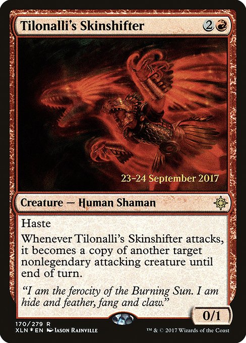 Tilonalli's Skinshifter - Foil - Prerelease Promo